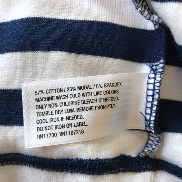 Liz Lange Maternity Navy and White Stripe Dress XS - Picture 7 of 7